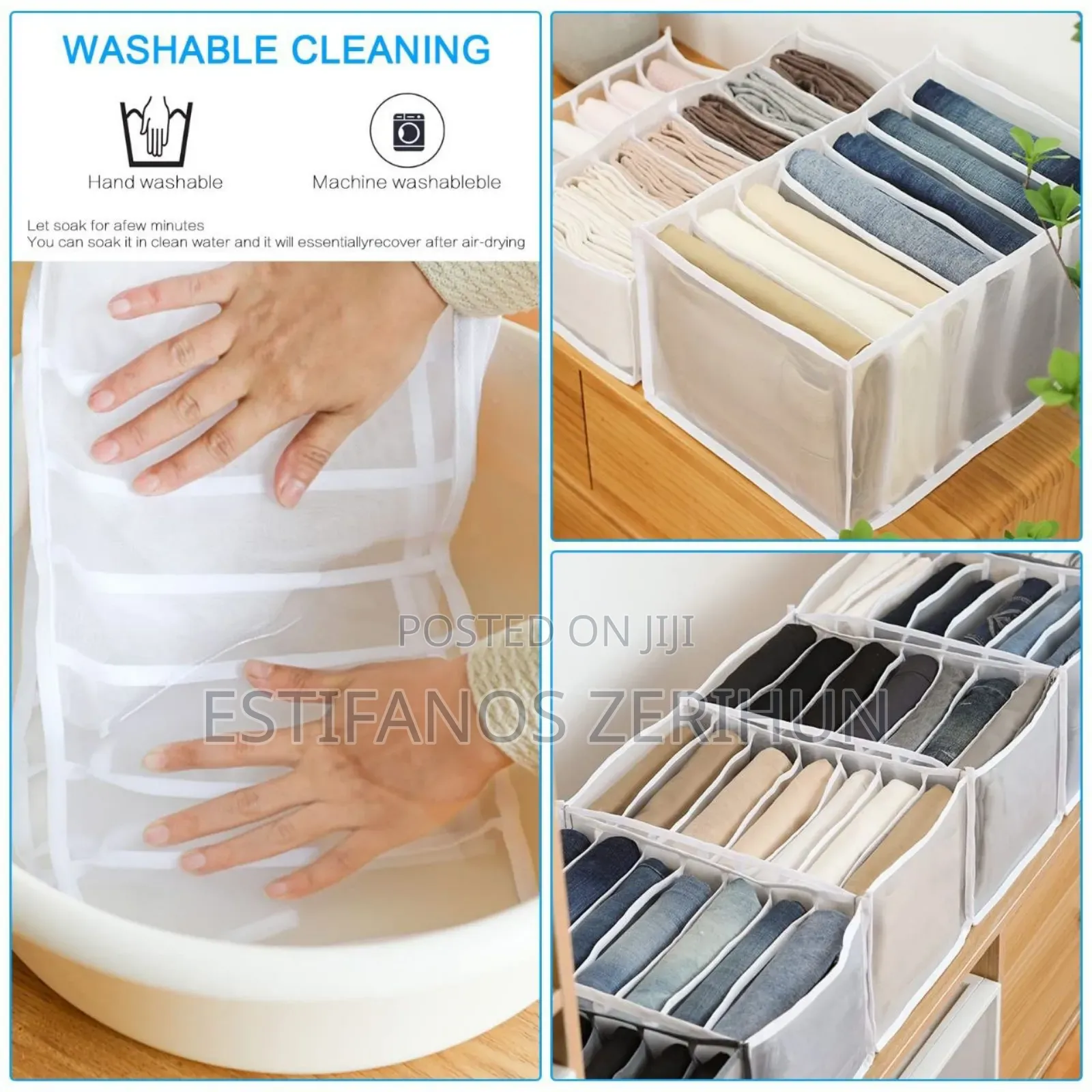 Hanging Clothes Organiser For Wardrobe