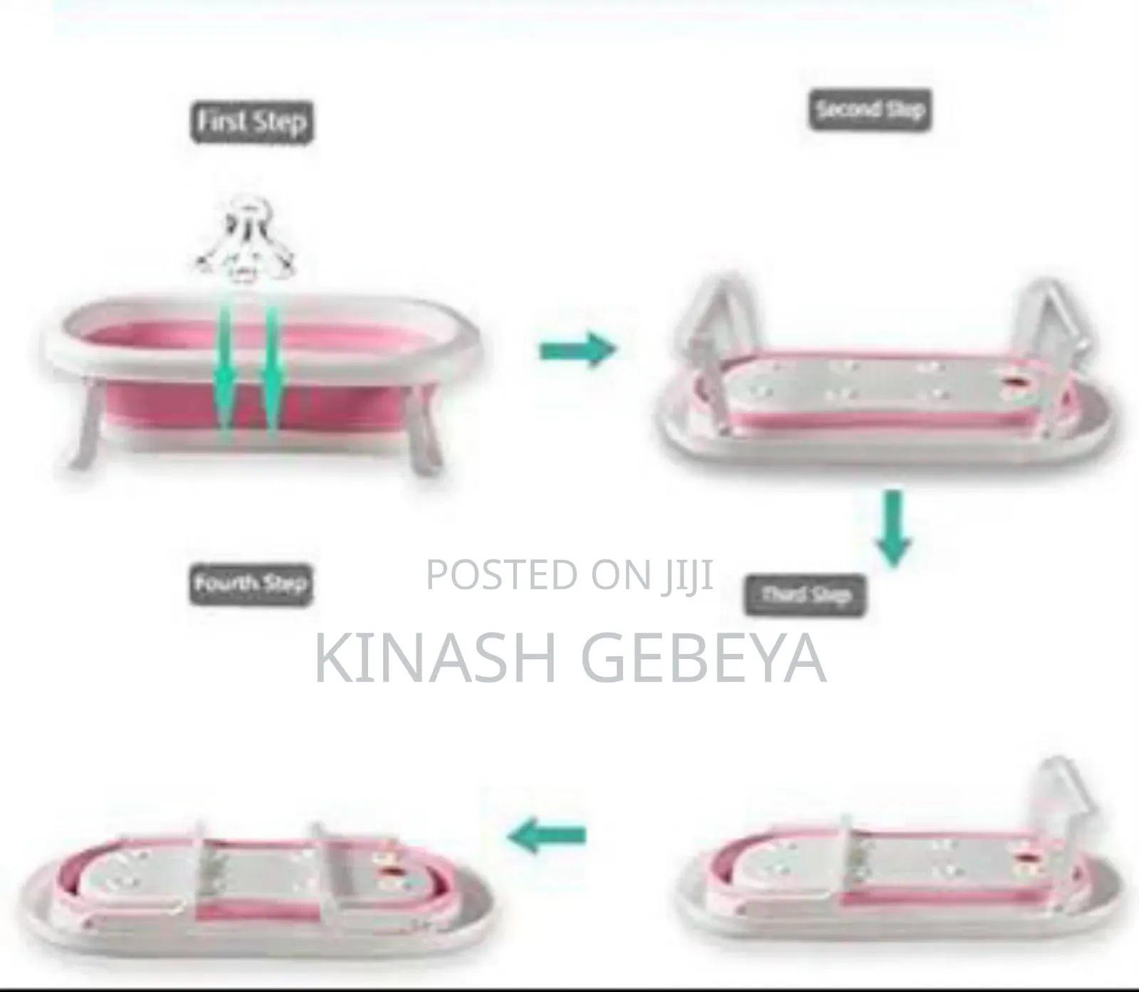 Foldable Baby Bath Tub(የህፃናት ገላ መታጠቢያ)
