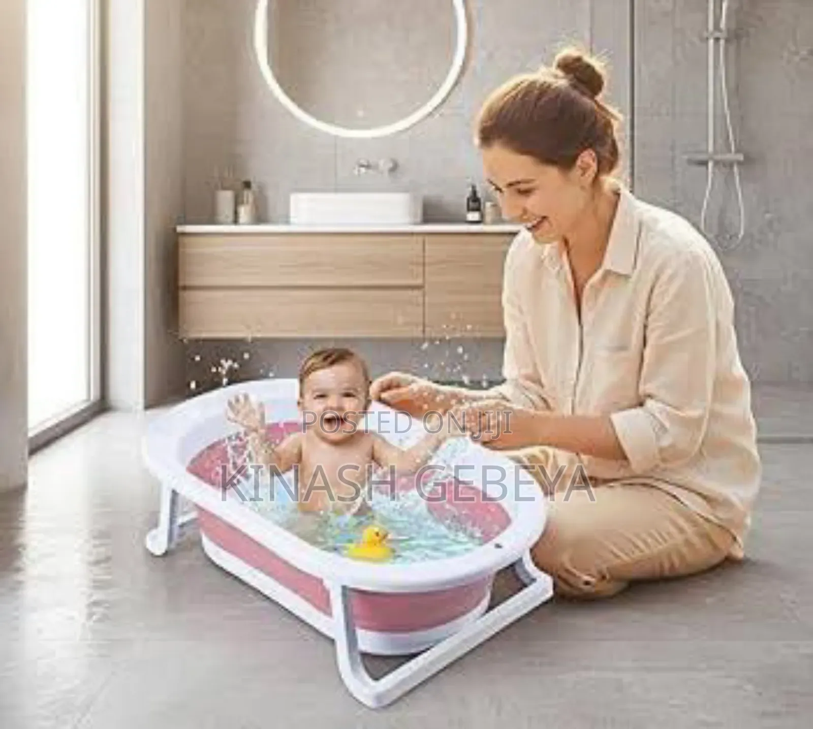 Foldable Baby Bath Tub(የህፃናት ገላ መታጠቢያ)