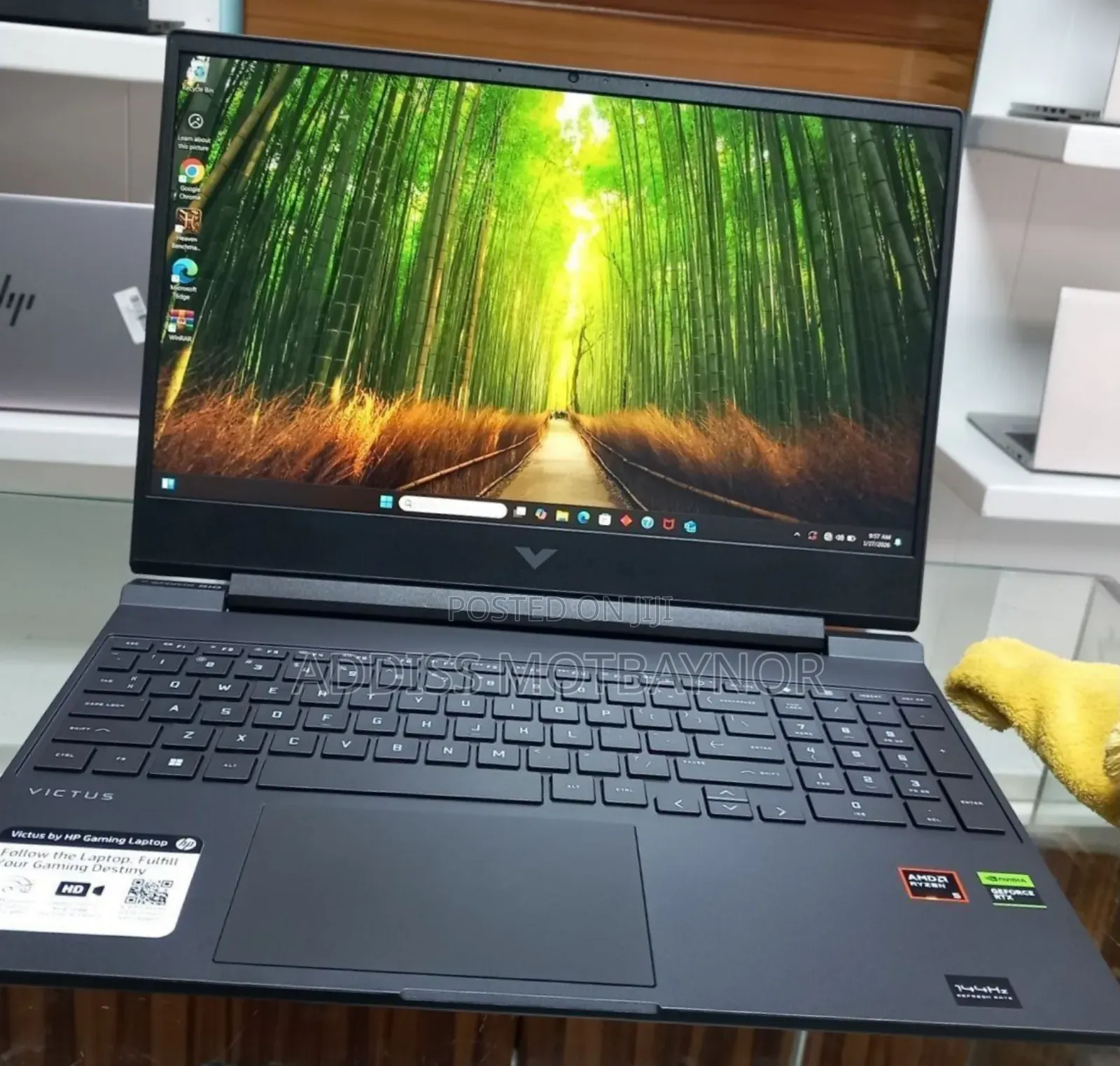 New Laptop HP Victus 15 8GB AMD Ryzen 7 SSD 512GB