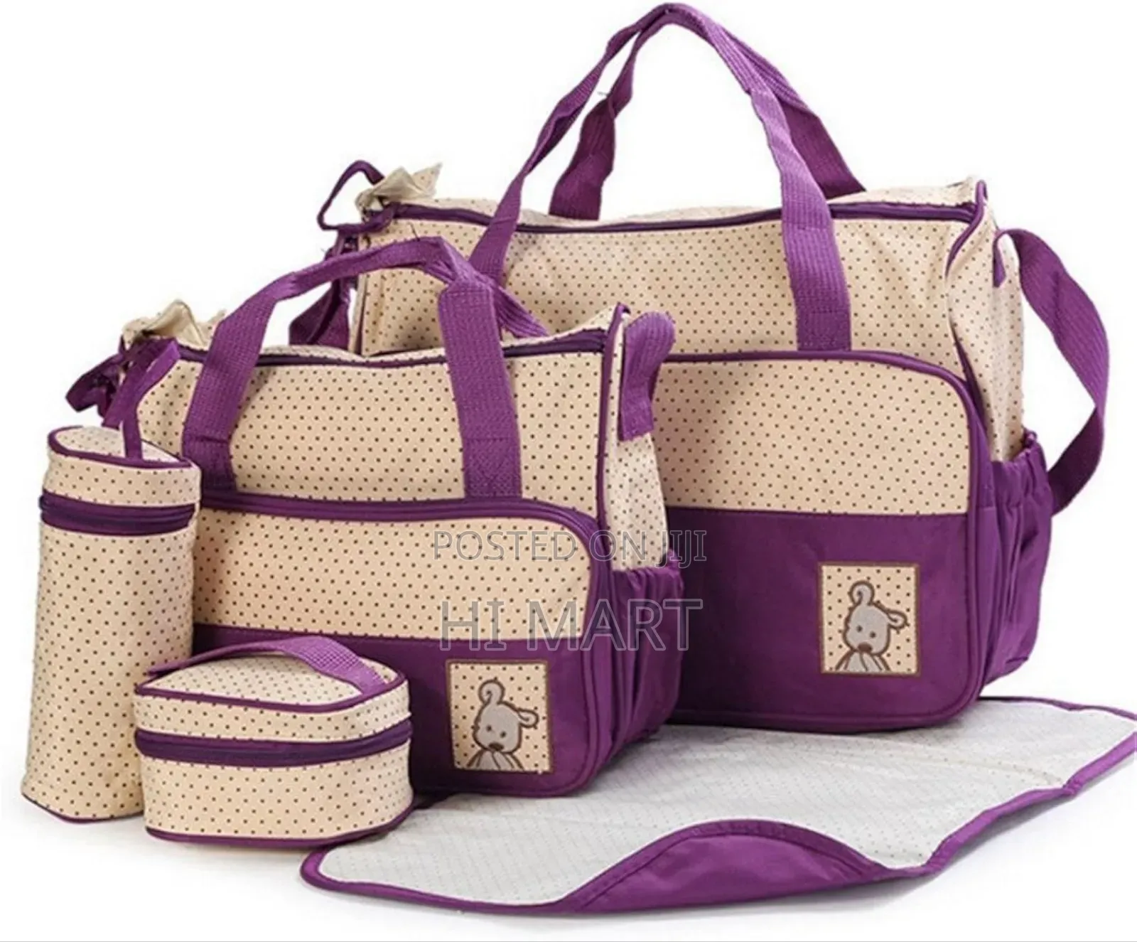5in1 Multifunctional Baby Diaper Bag Set