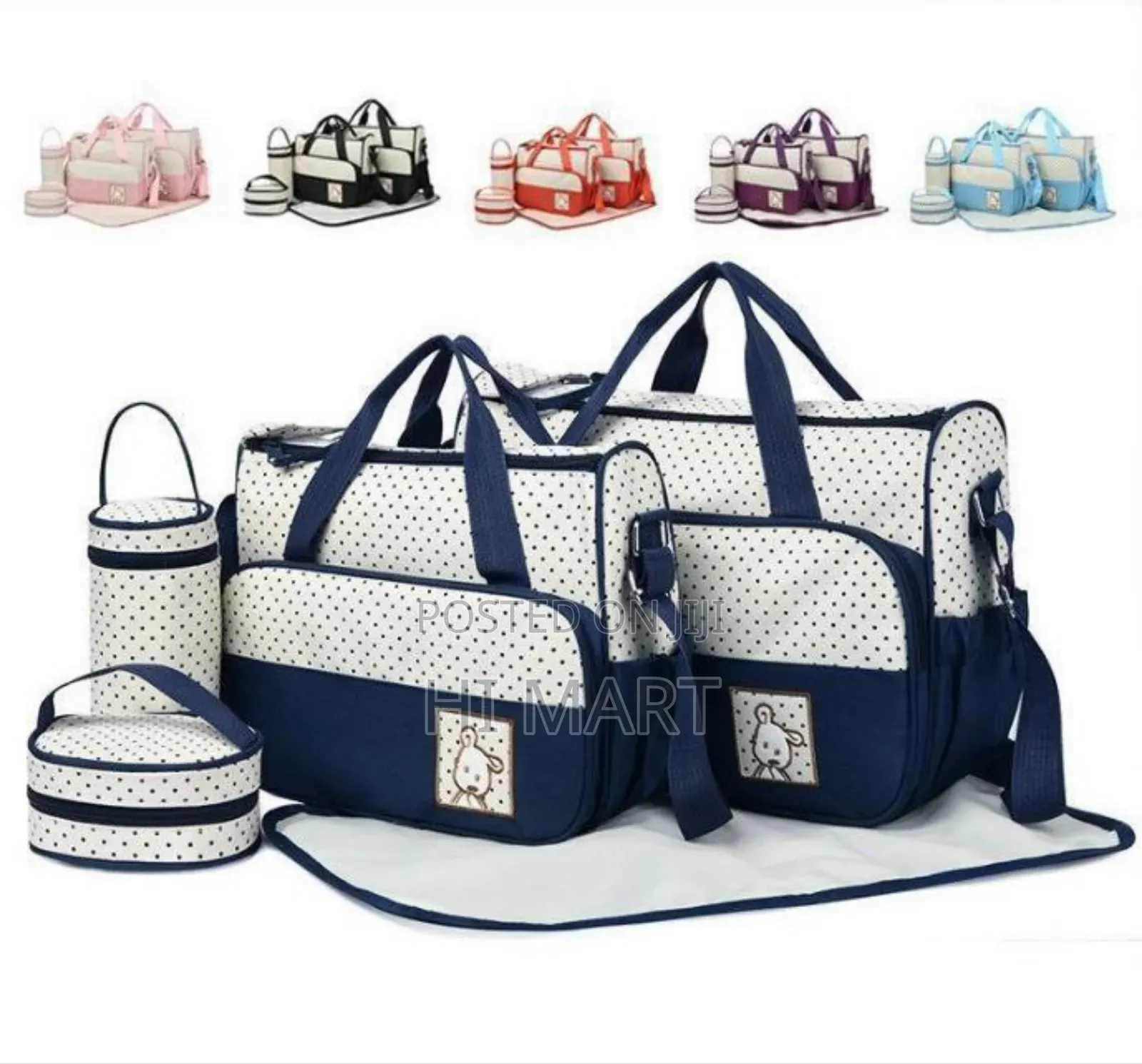 5in1 Multifunctional Baby Diaper Bag Set