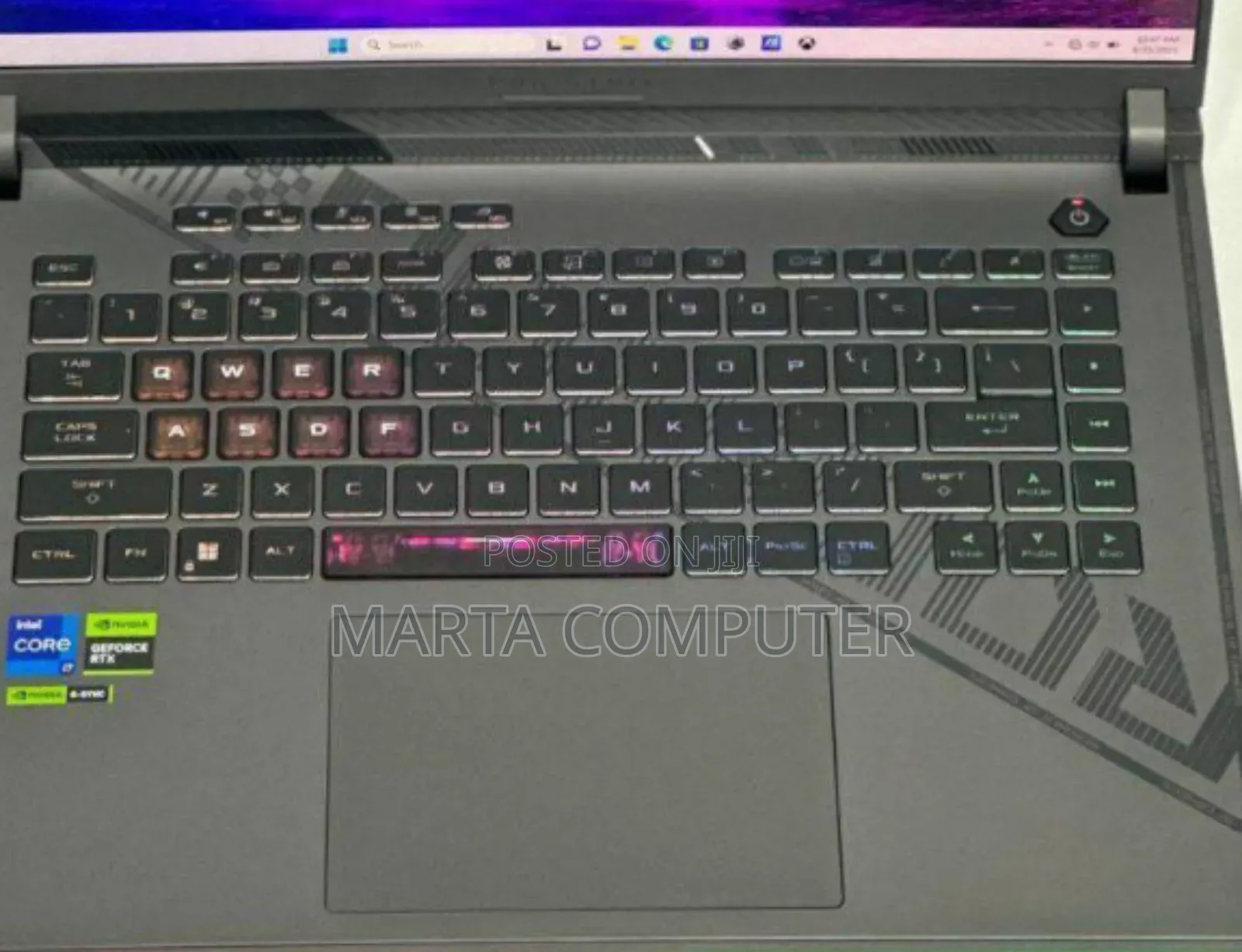 New Laptop Asus ROG Strix G16 G614 16GB Intel Core I9 SSD 1T