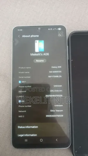 Samsung Galaxy A06 128 GB White