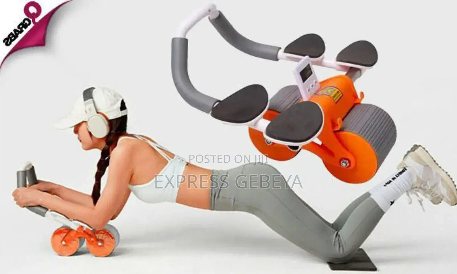 Ab Workout Equipment With Elbow Support Abdominal Exercise Machine