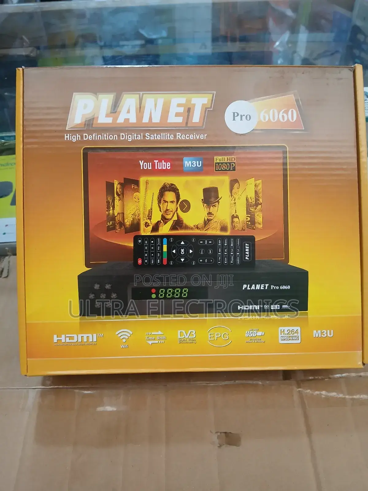 Planet Pro 6060 High Definition Digital Satellite Receiver.