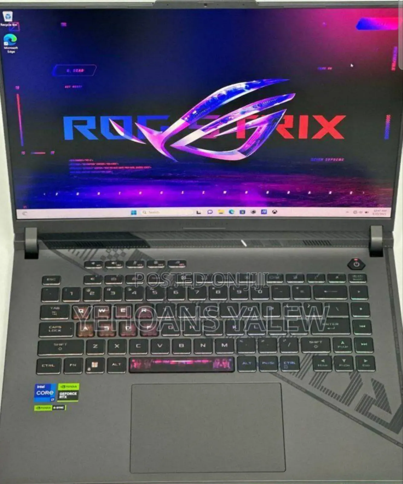 New Laptop Asus ROG Strix G16 G614 16GB Intel Core I9 SSD 1T