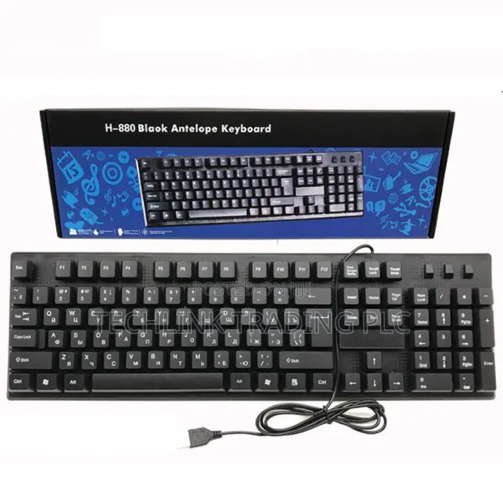H-880 Black Antelope Keyboard