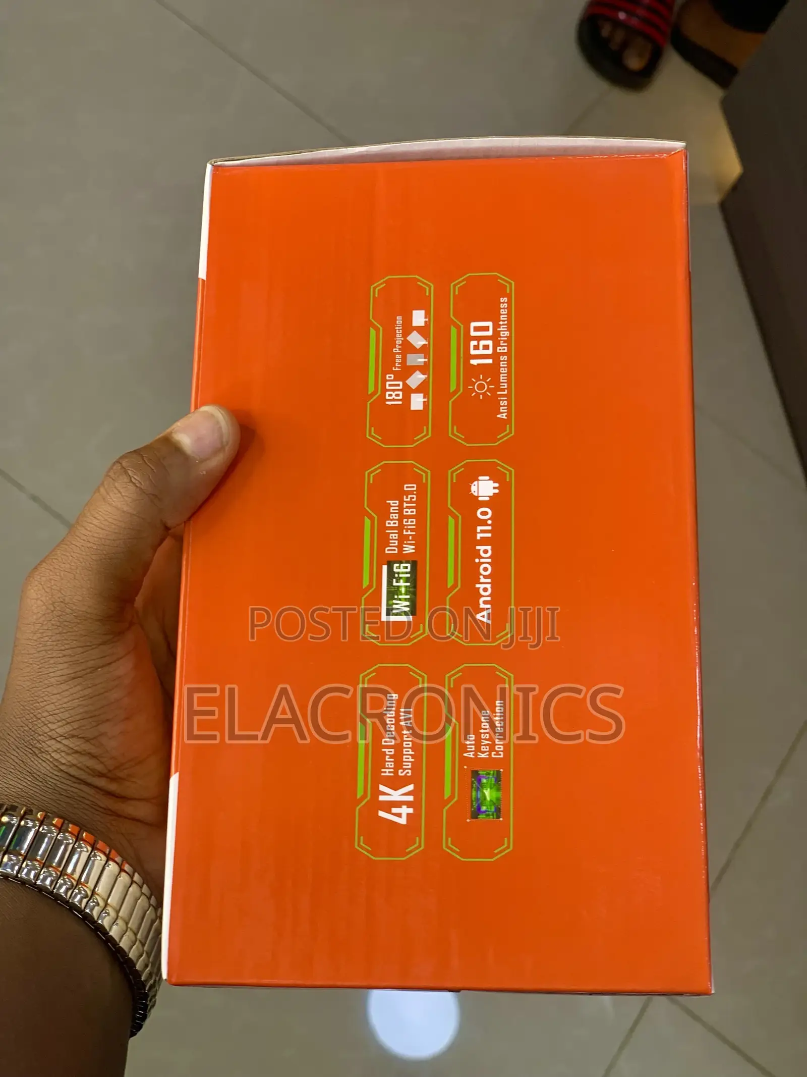 Pozzer Hy300 Ultra Hd Smart Projector – Android Home Cinema