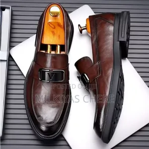  New Arrival  High Quality Men's Casual Leather Flat Shoes 