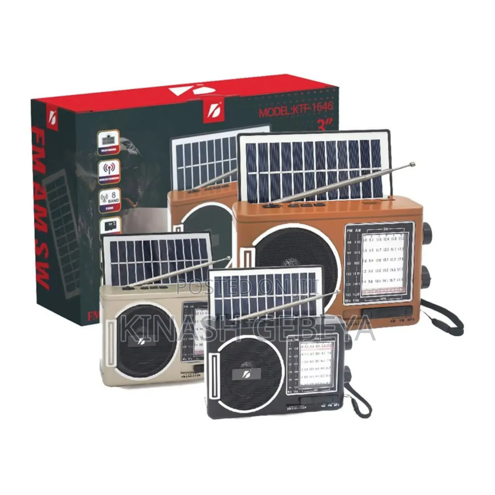 Multifunctional Solar Radio With Speaker