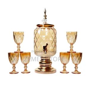 7-Piece Glassware Set - 7 አይነት ውብ የመጠጥ ማቅረቢያ