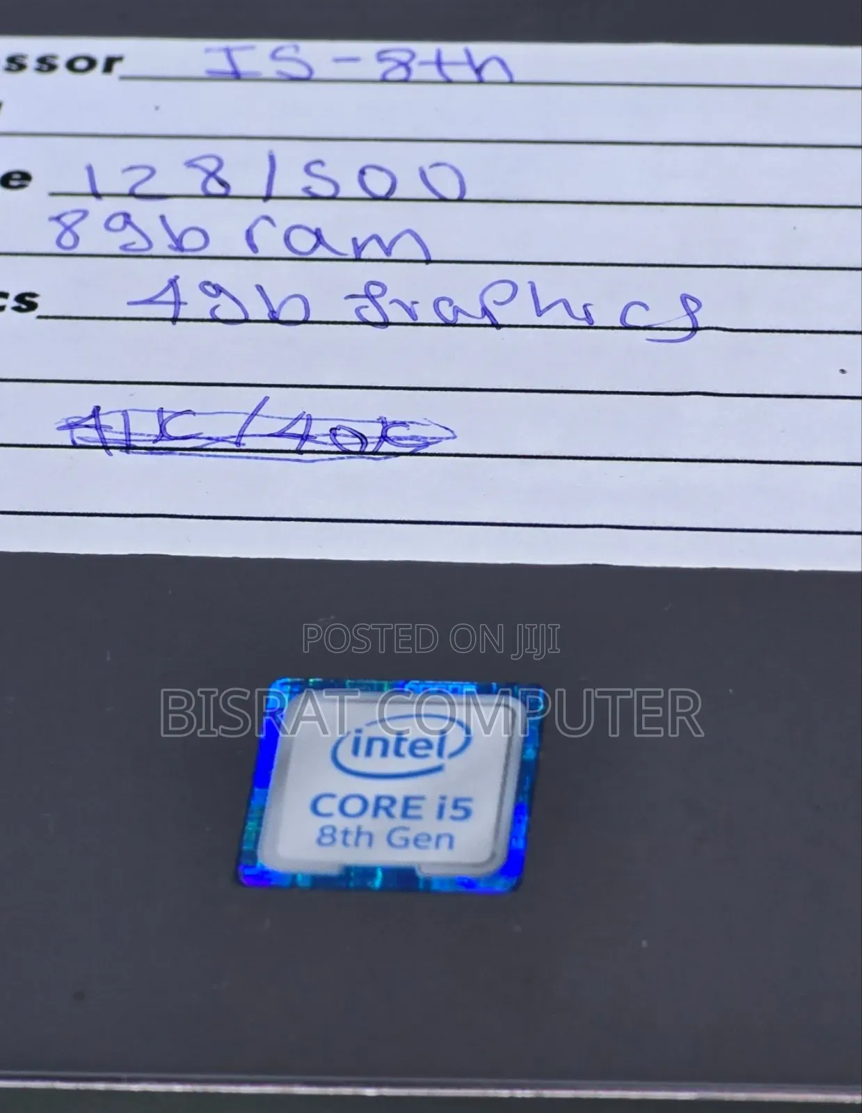 New Laptop Dell Inspiron 15 8GB Intel Core I5 HDD+SSD 128GB