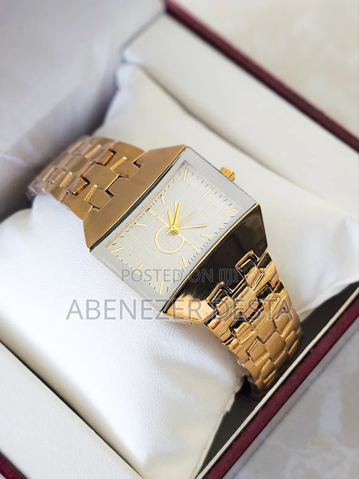 Gold-Tone Calvin Klein (Ck) Women's Watch.