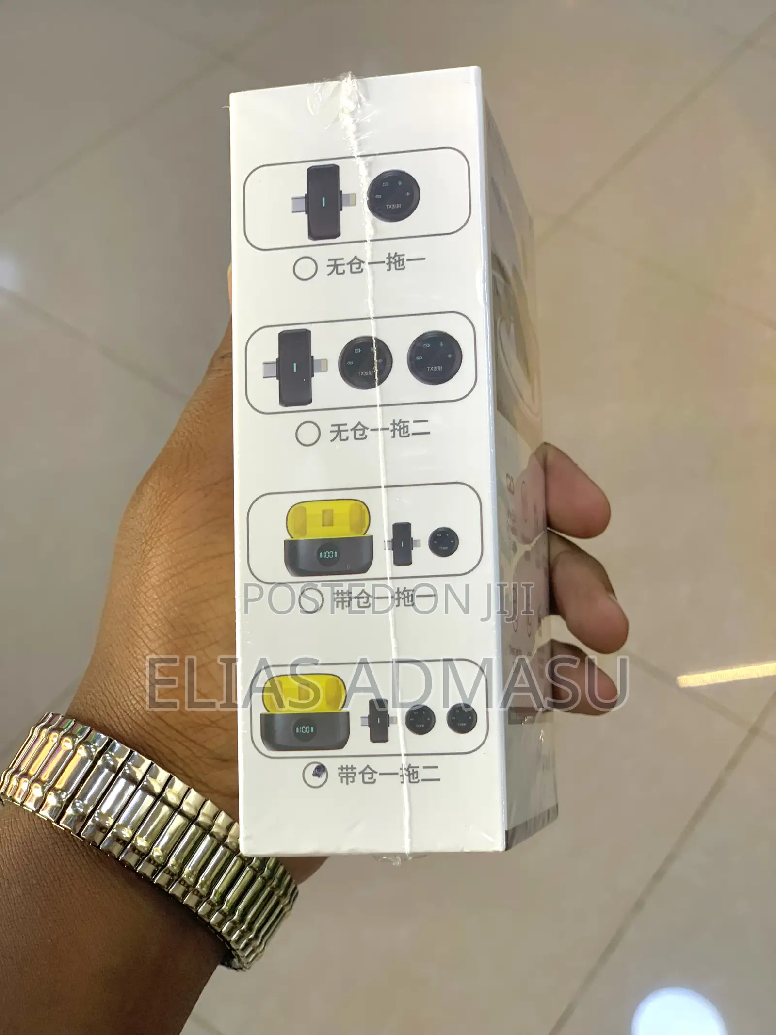 K31pro Collar Clip Button Microphone