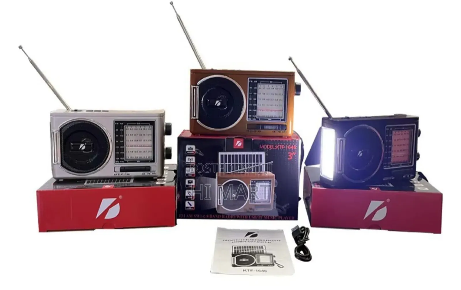 2in1 Solar Multifunctional Radio With Speaker