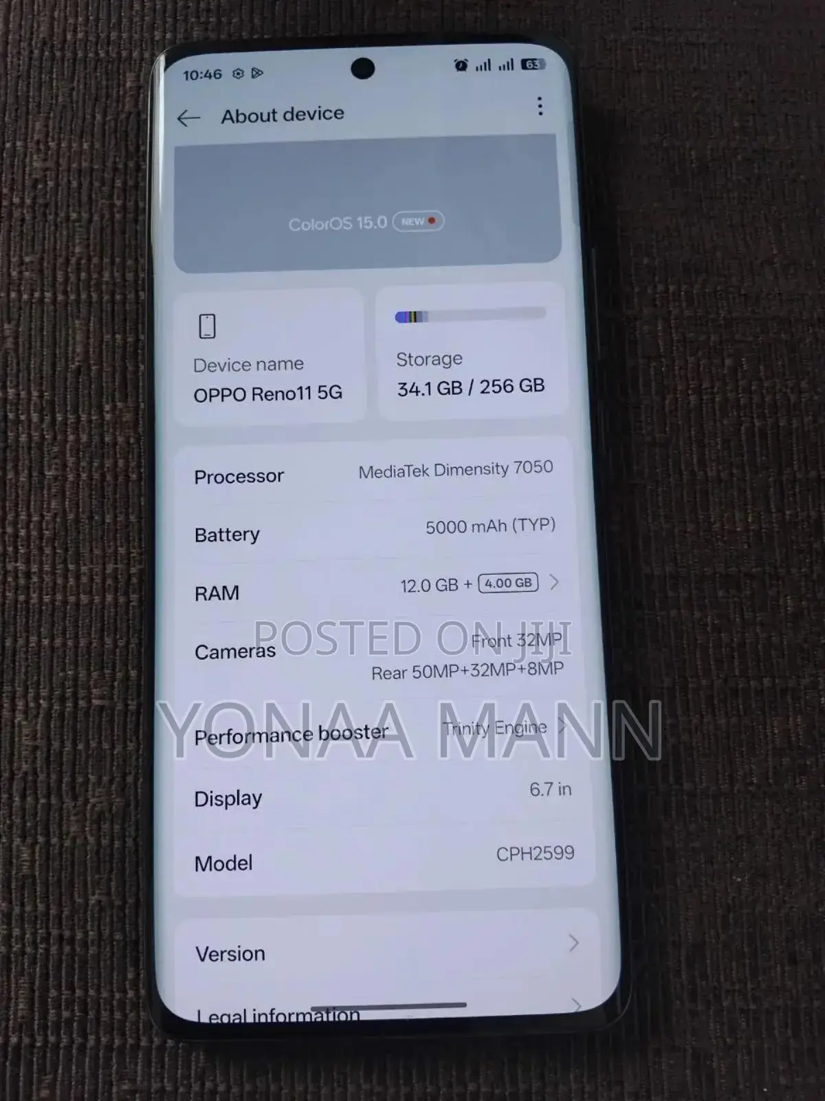 New Oppo Reno11 5G 256 GB