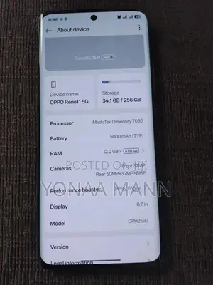New Oppo Reno11 5G 256 GB