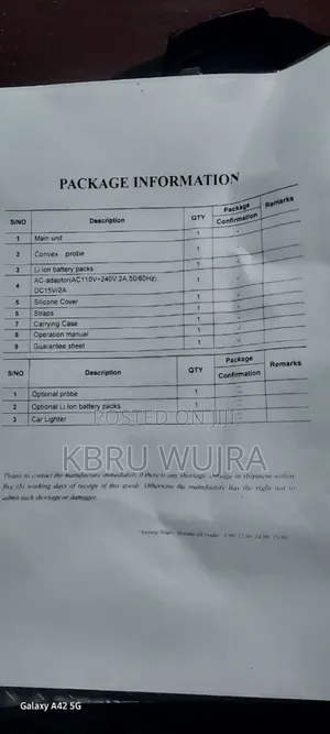 Portable Digital Ultrasound Scanner