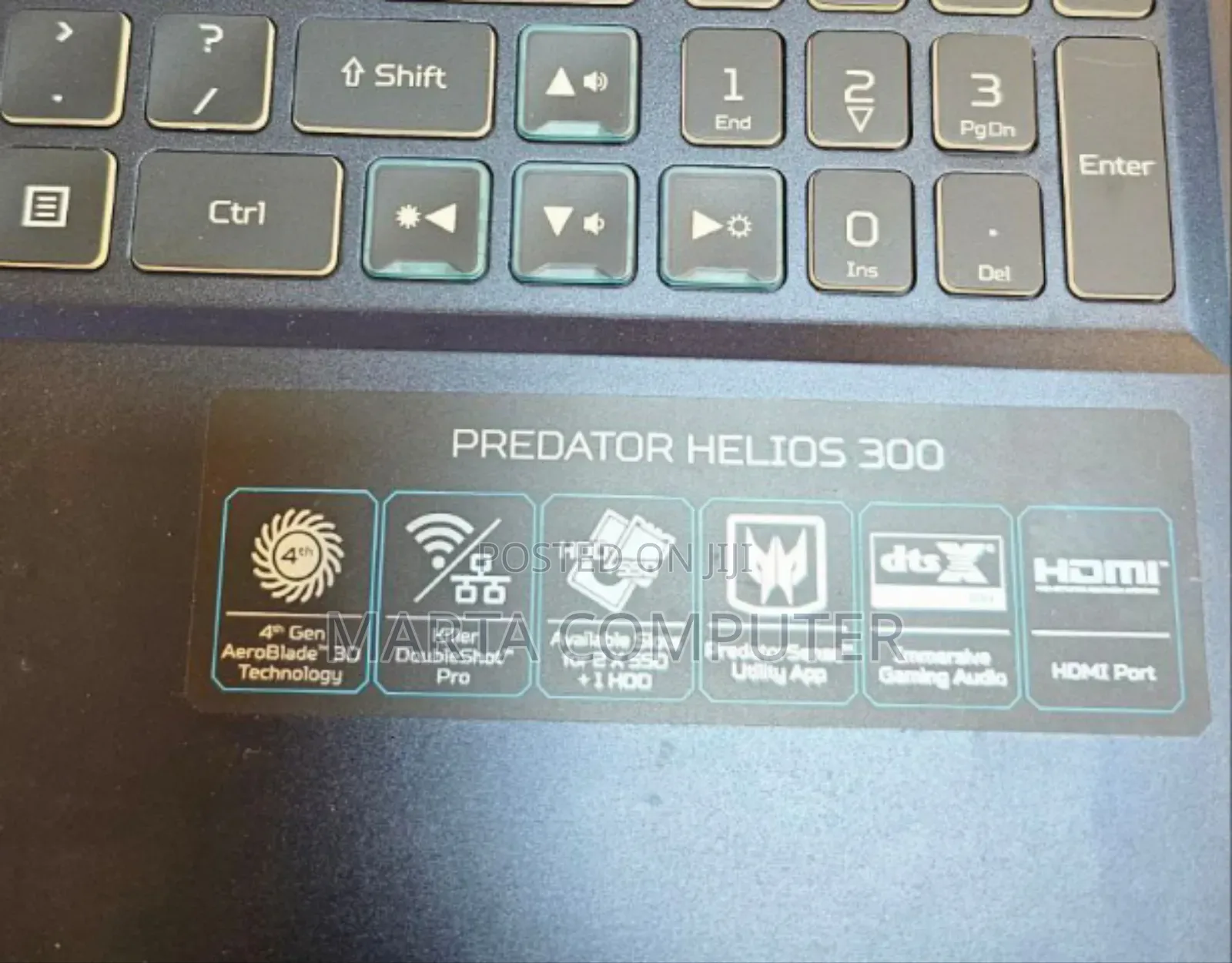 New Laptop Acer Predator Helios 300 16GB Intel Core I7 SSD 1T