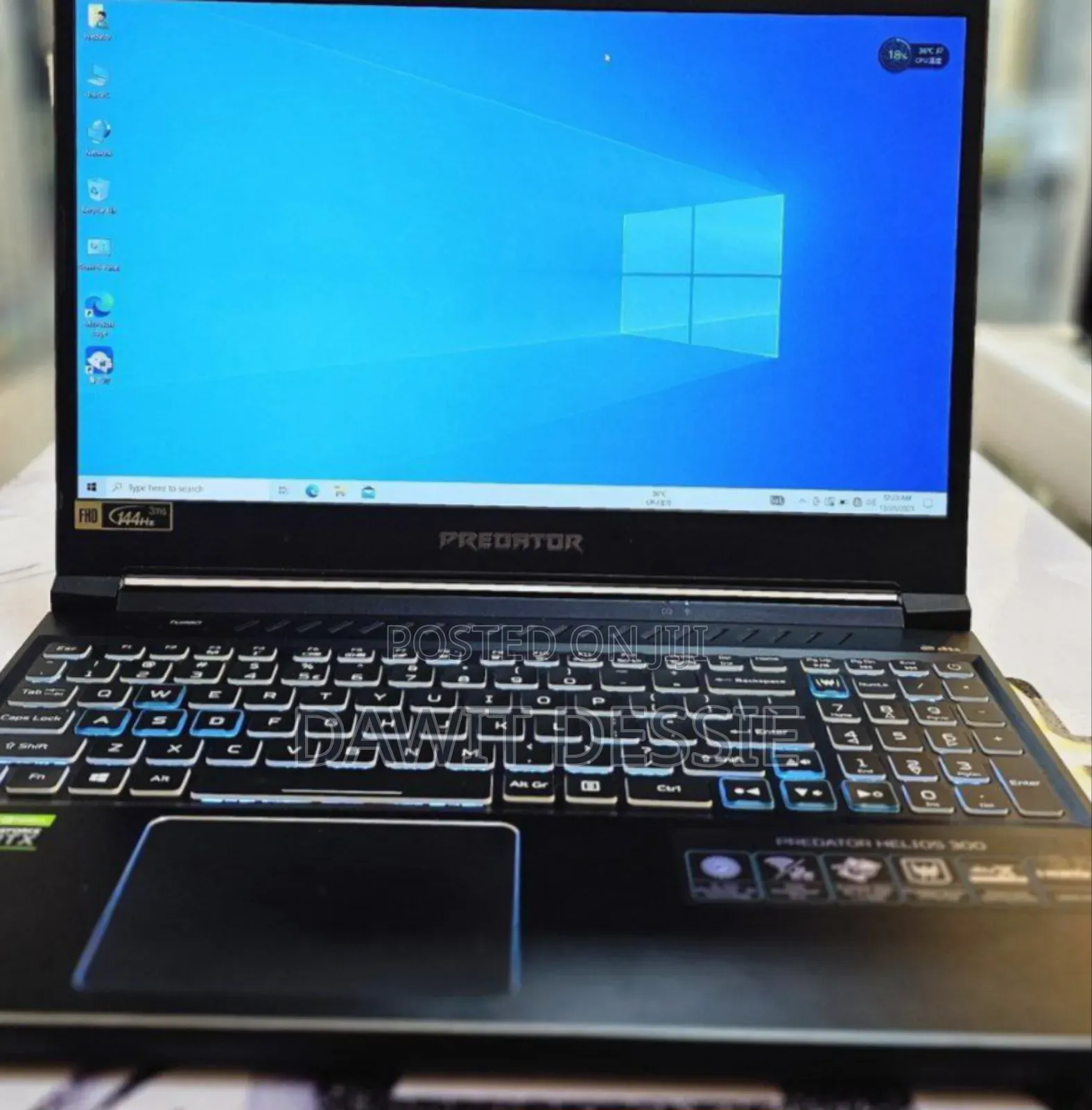 New Laptop Acer Predator Helios 300 16GB Intel Core I7 SSD 512GB