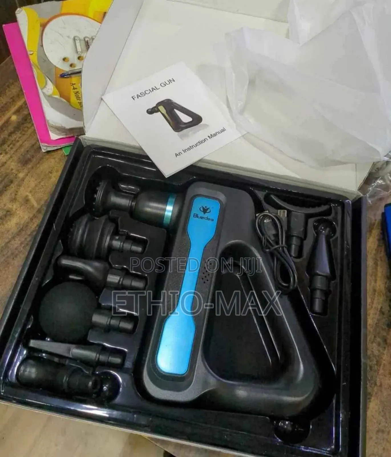 Blueidea Fascia Gun 8-in-1 – Powerful Massage | Muscle Recovery