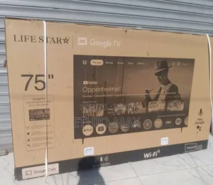 Lifestar Tv 75” Smart Android – Frameless Design | Huge Screen | P