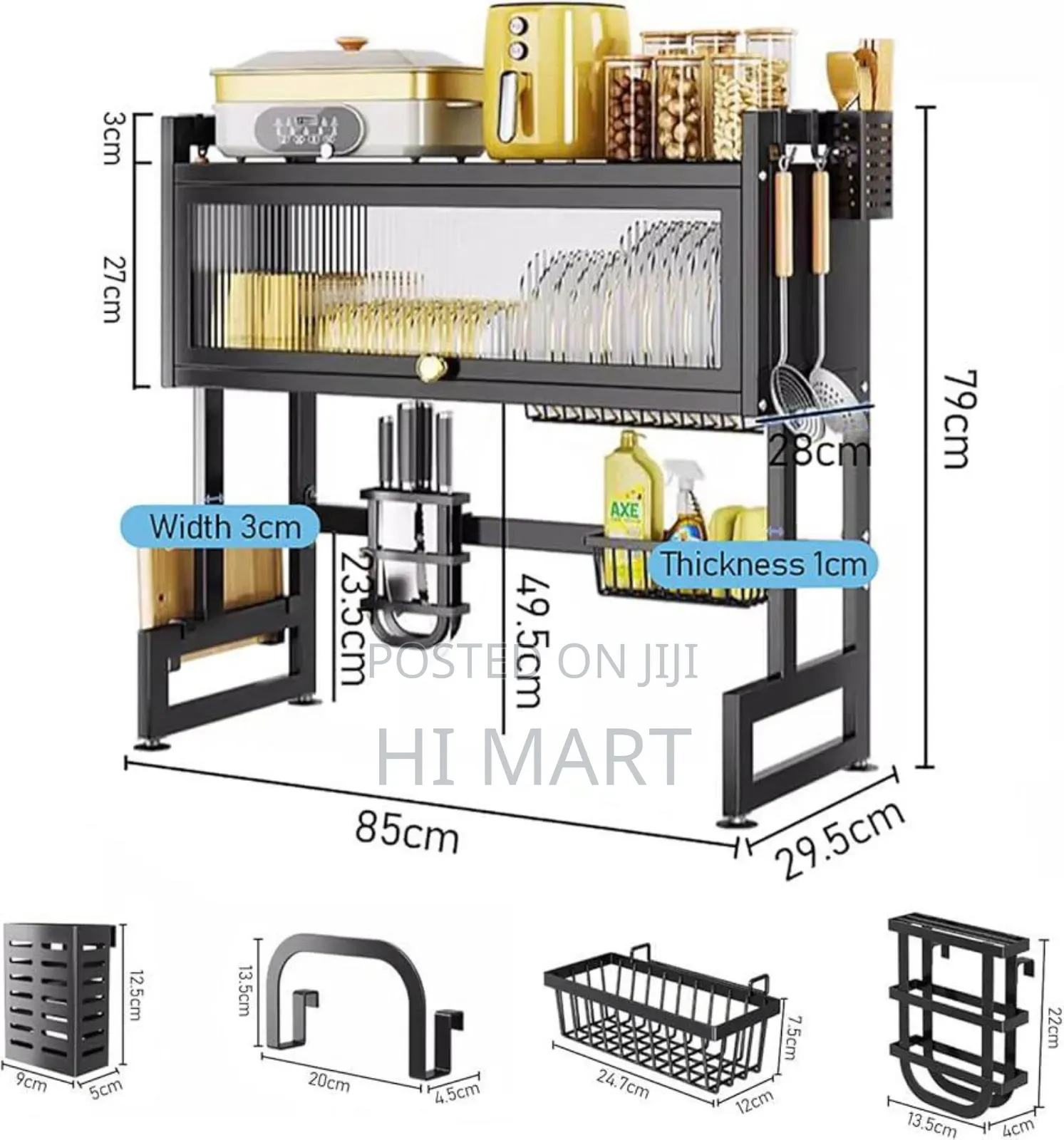Over the Sink 2 Tier Kitchen Dish Rack