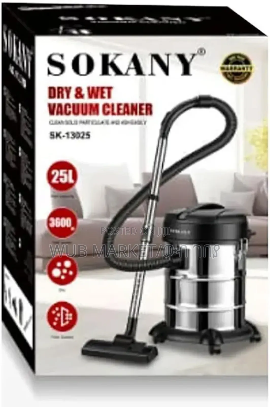 Sokany Wet and Dry Vacuum Cleaner