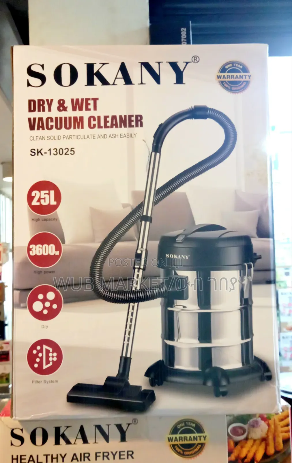 Sokany Wet and Dry Vacuum Cleaner