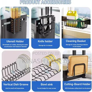 High Quality Over The Sink 2 Tier Dish Rack