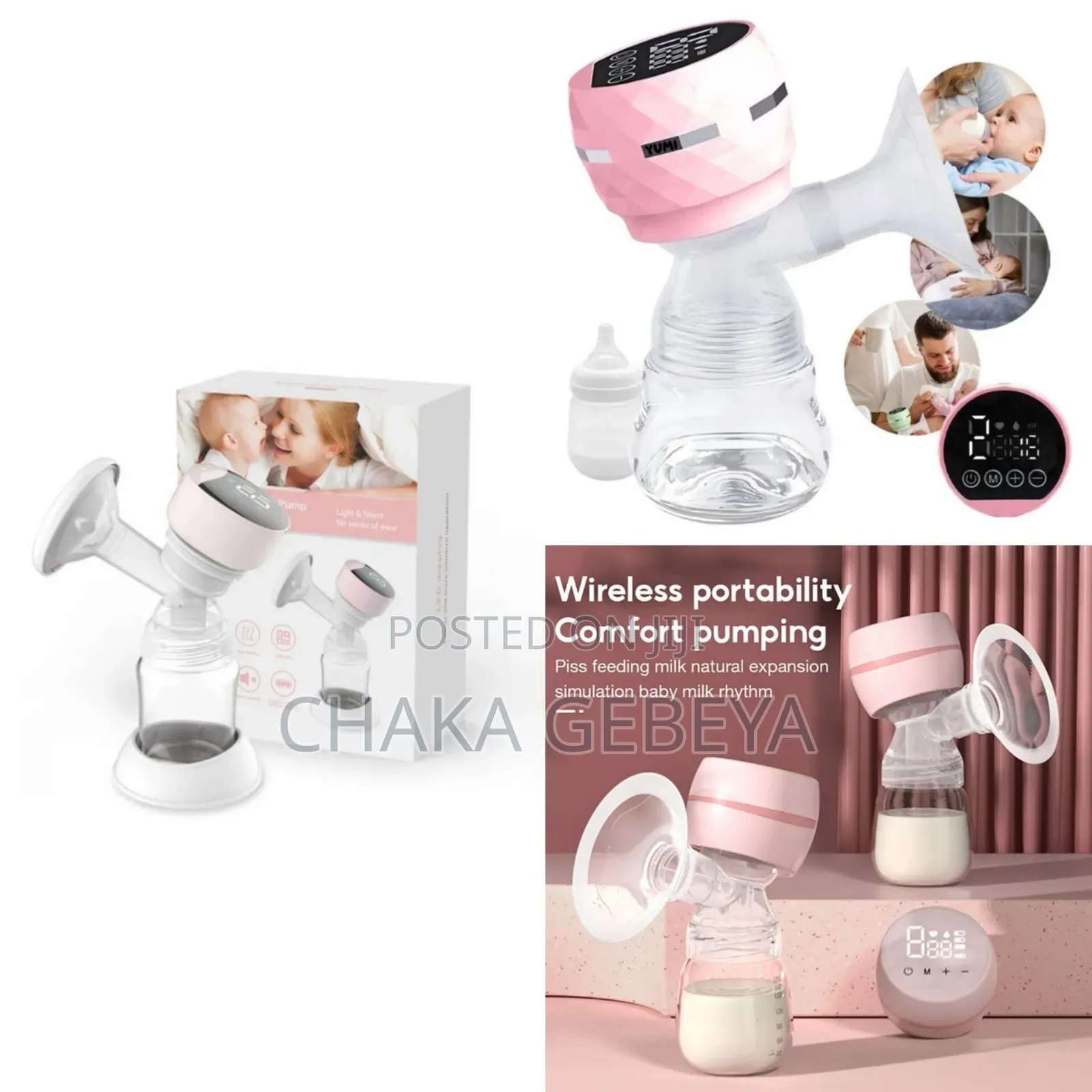 Comfortable Efficient Breast Pump for Working Moms Hands-Free Option