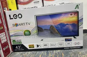 Leo 43′′ Smart Tv – Sharp Picture Smart Entertainment!