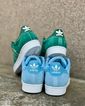 Adidas Old School Super Star Green/Blue Fashion Sneaker