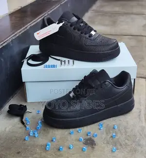 Nike Air Force 1 Nocta Black Love Your Forever Fashion Sneaker