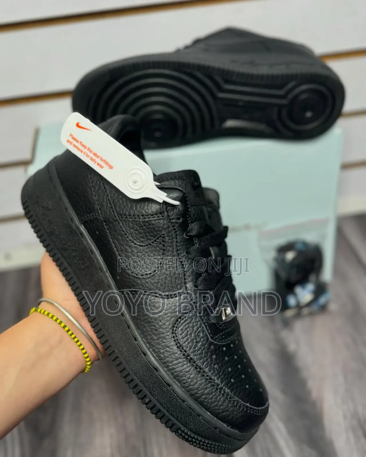 Nike Air Force 1 Nocta Black Love Your Forever Fashion Sneaker