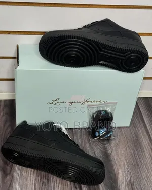 Nike Air Force 1 Nocta Black Love Your Forever Fashion Sneaker