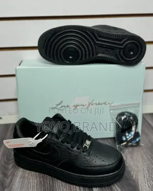 Nike Air Force 1 Nocta Black Love Your Forever Fashion Sneaker