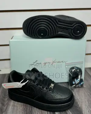 Nike Air Force 1 Nocta Black Love Your Forever Fashion Sneaker