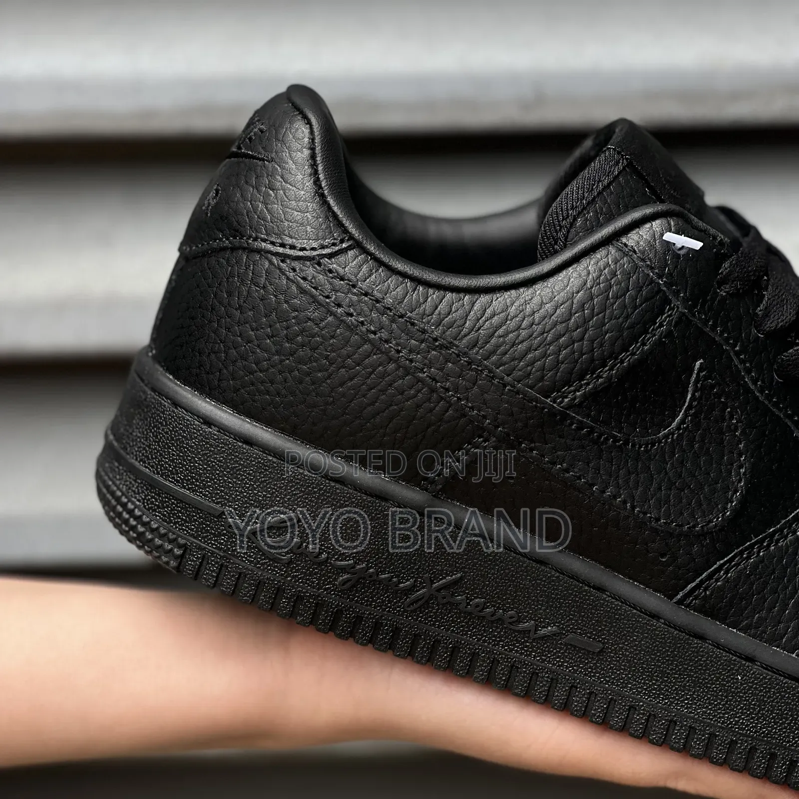 Nike Air Force 1 Nocta Black Love Your Forever Fashion Sneaker
