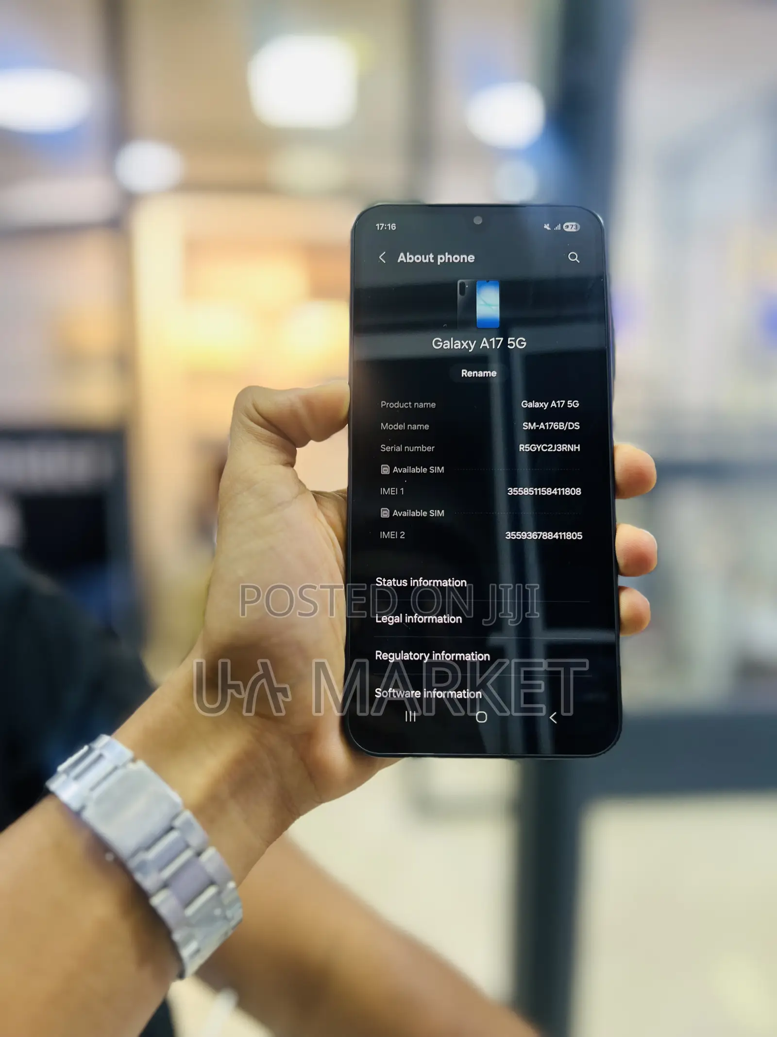 New Samsung Galaxy A17 5G 256 GB Black