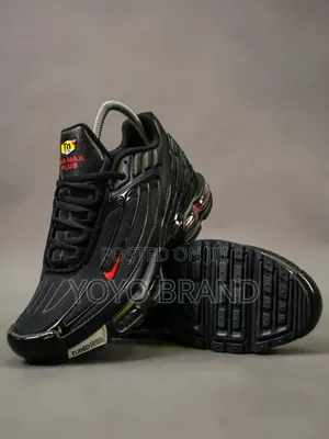 Nike Air Max Tn Plus Tund Triple Black Fashion Sneaker
