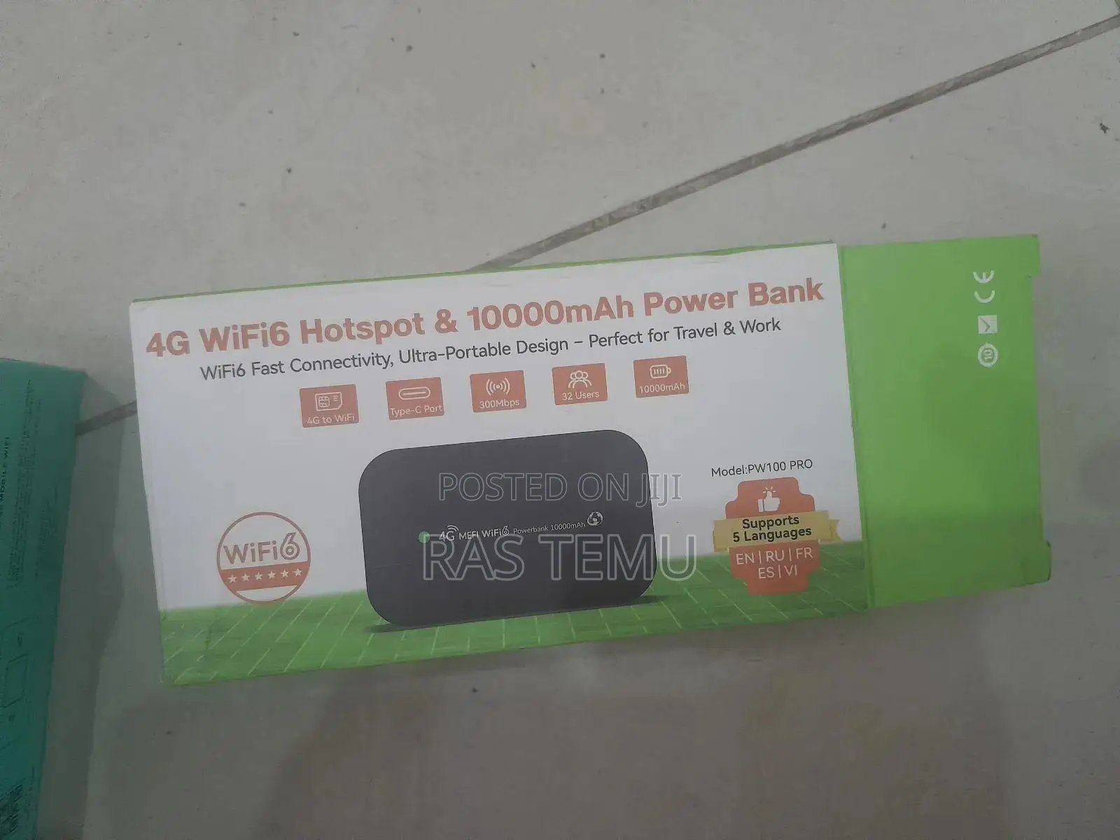 4g Lte Mobile Wireless Router and 10000mah Power Bank