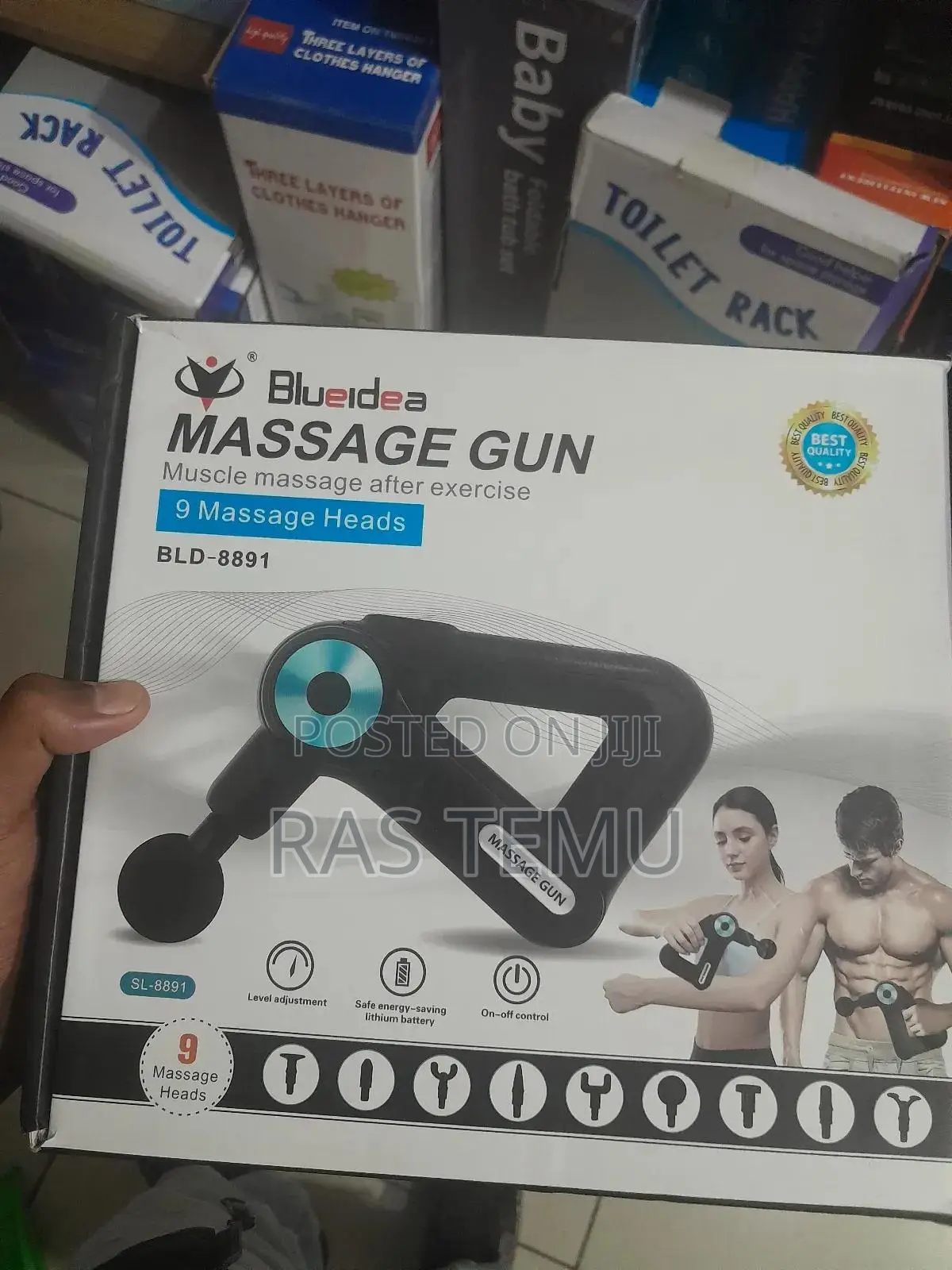 9 Heads Fascial Gun Massager