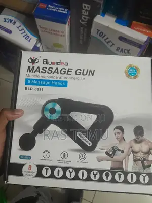 9 Heads Fascial Gun Massager