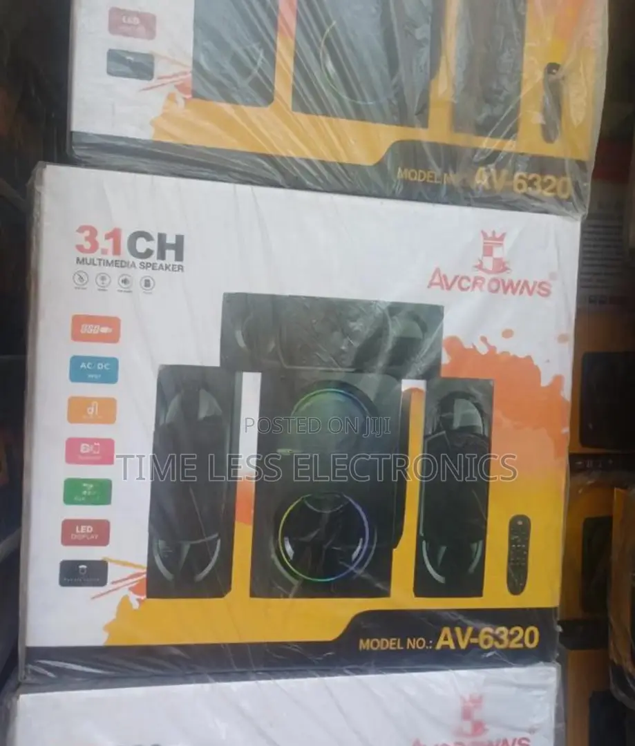 Av Crown 3.1′′ Multimedia Speaker – Compact Sound, Big Impact!