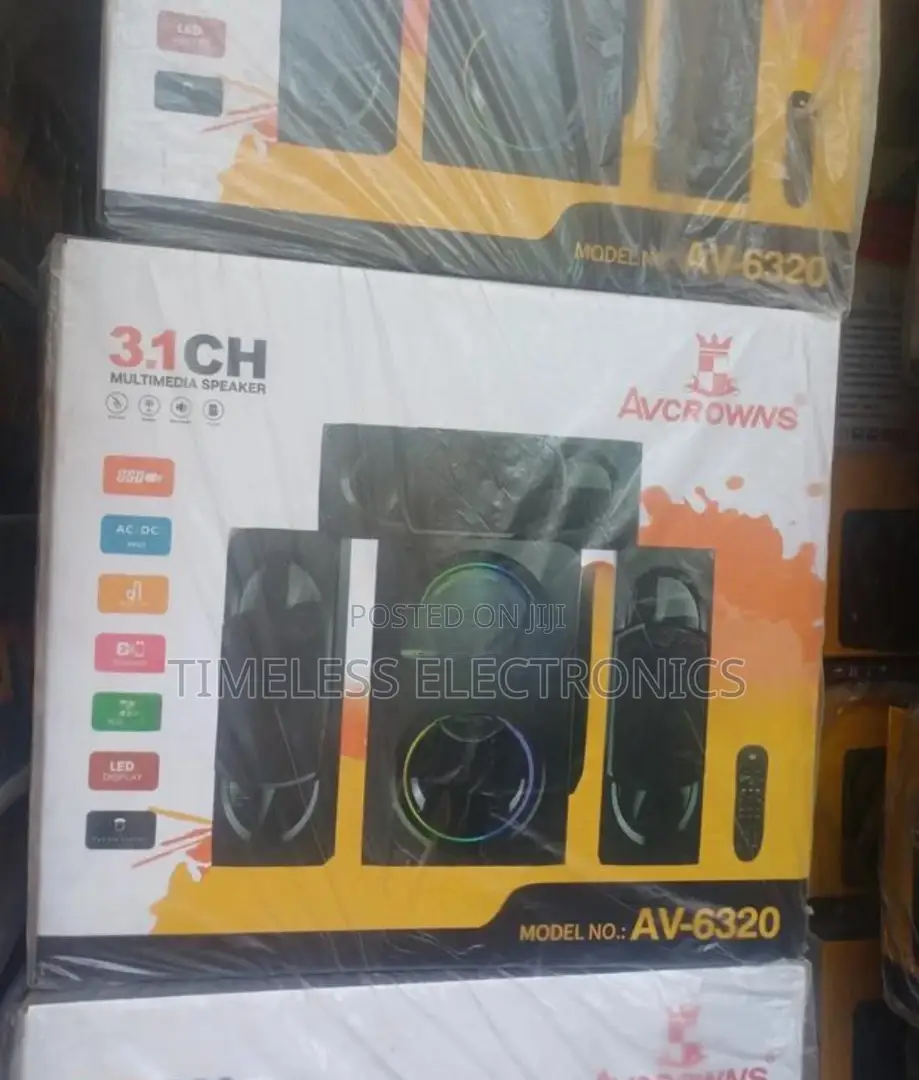 Av Crown 3.1′′ Multimedia Speaker – Compact Sound, Big Impact!