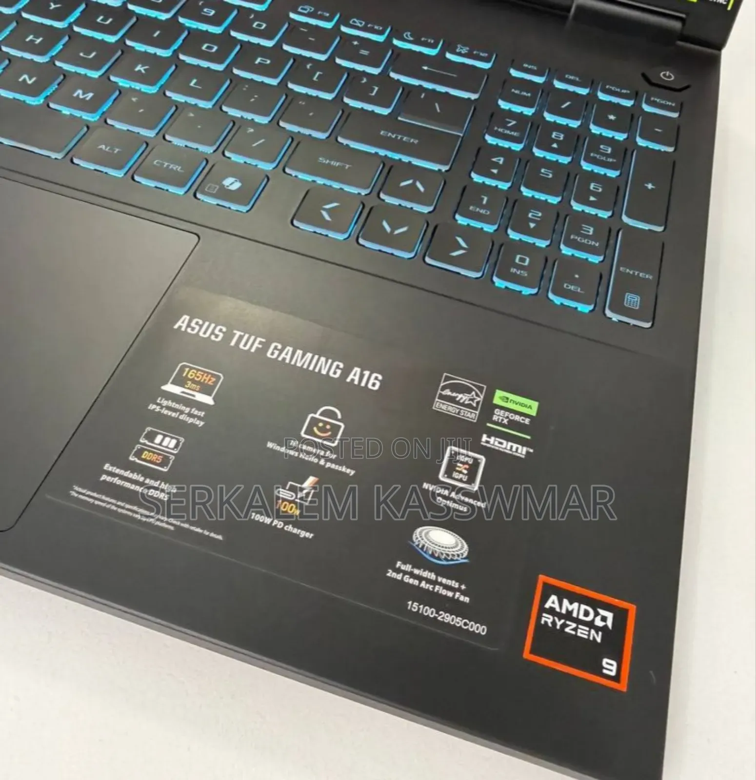 New Laptop Asus TUF Gaming A15 32GB AMD Ryzen 9 SSD 512GB