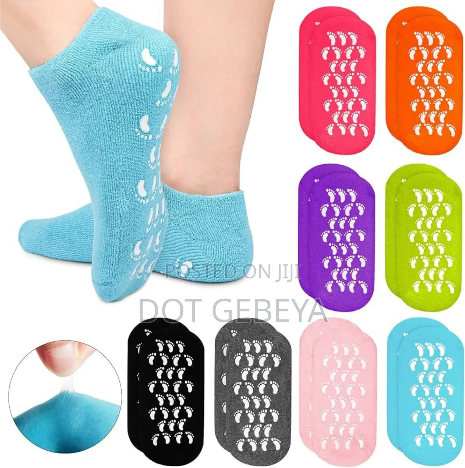Soft Moisturizing Gel Socks Foot Care