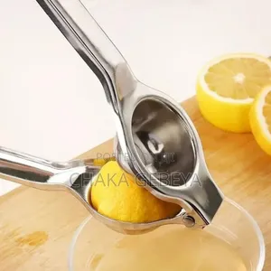 One-Hand Citrus Juicer - Stainless Steel Press for Lemons, Limes,